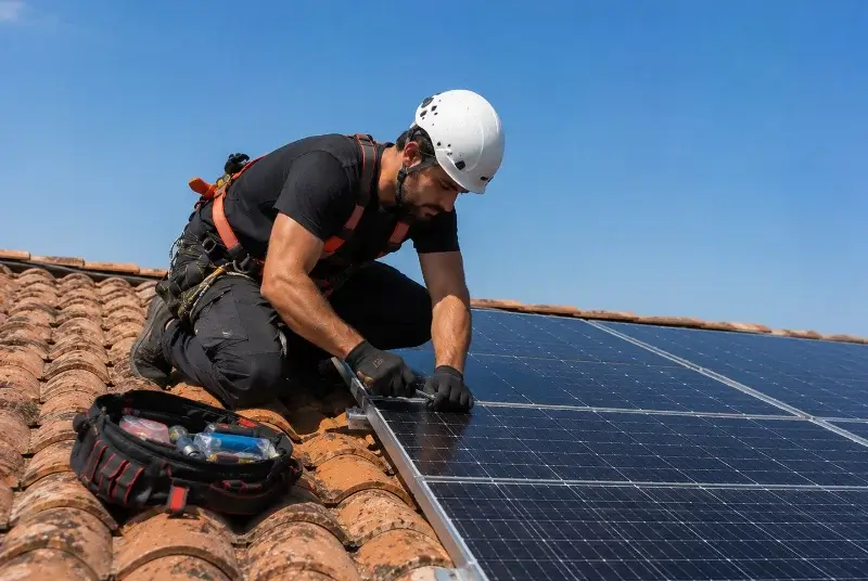 Maintenance et monitoring de panneaux solaires à Versailleux