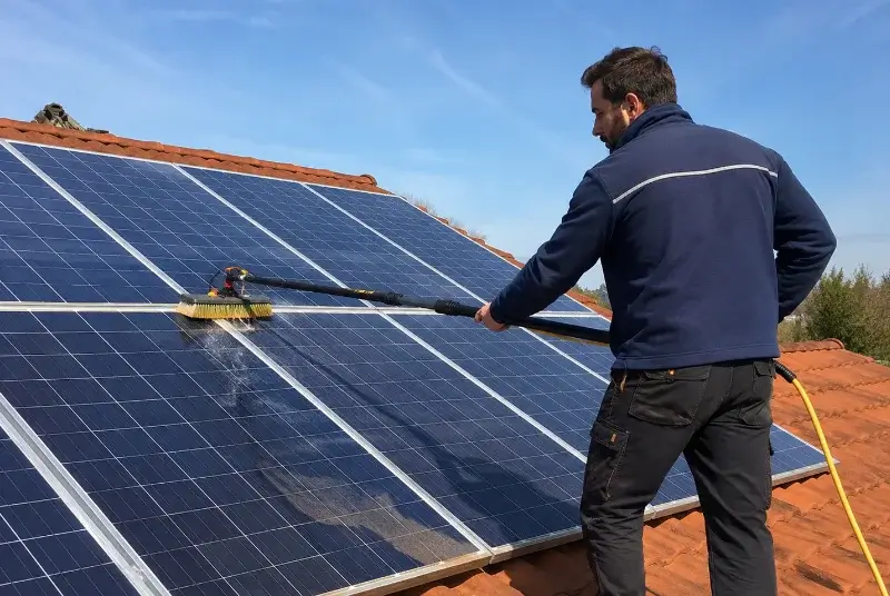 Nettoyage et entretien de panneaux solaires à Versailleux